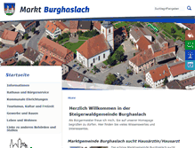 Tablet Screenshot of burghaslach.de